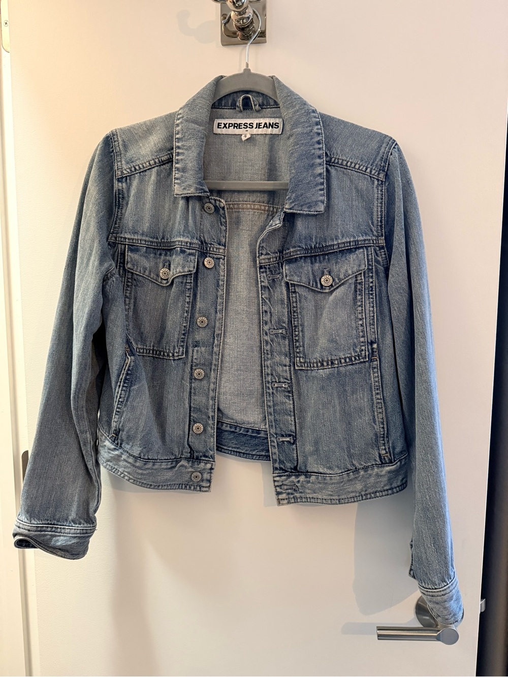 Express Light Wash Denim Jean Jacket